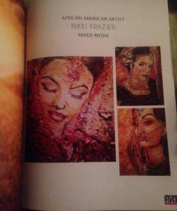 Mixed Media Artist Nikki Frazier Published In Women In Arts Magazine 278 April 2015